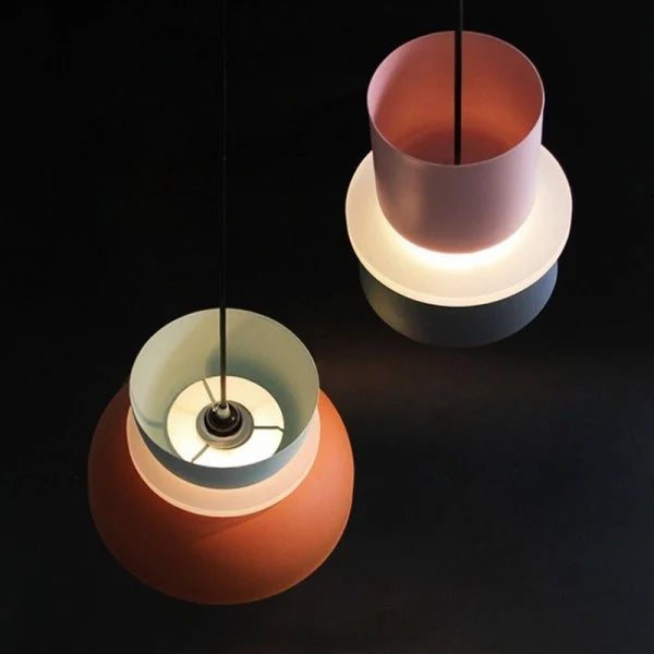 Skyrin Nordic Pendant Light In Aluminum And Acrylic E27 Socket
