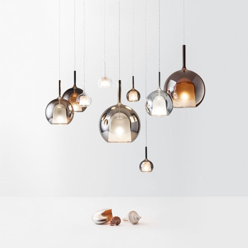 Suspension LED en aluminium minimaliste nordique Fjordis par Lumina