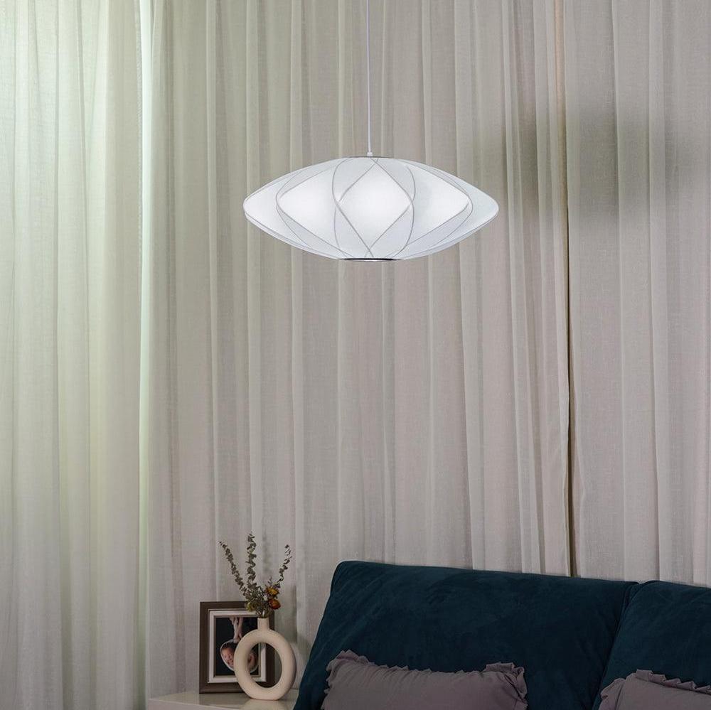 Lyra Wood and Steel Pendant Light with Modern Elegance
