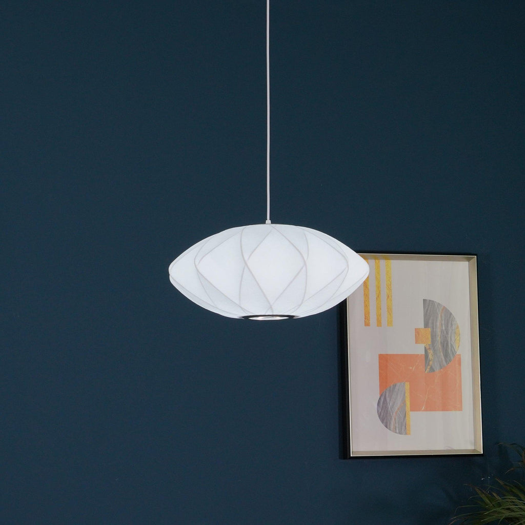 Lyra Wood and Steel Pendant Light with Modern Elegance