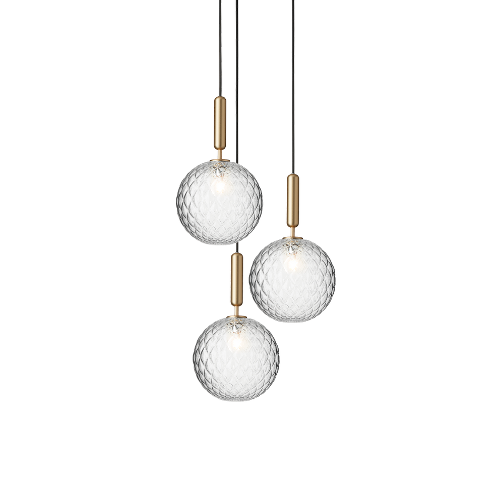 Etara Klare Glas Minimalistische Pendelleuchte für Esstische