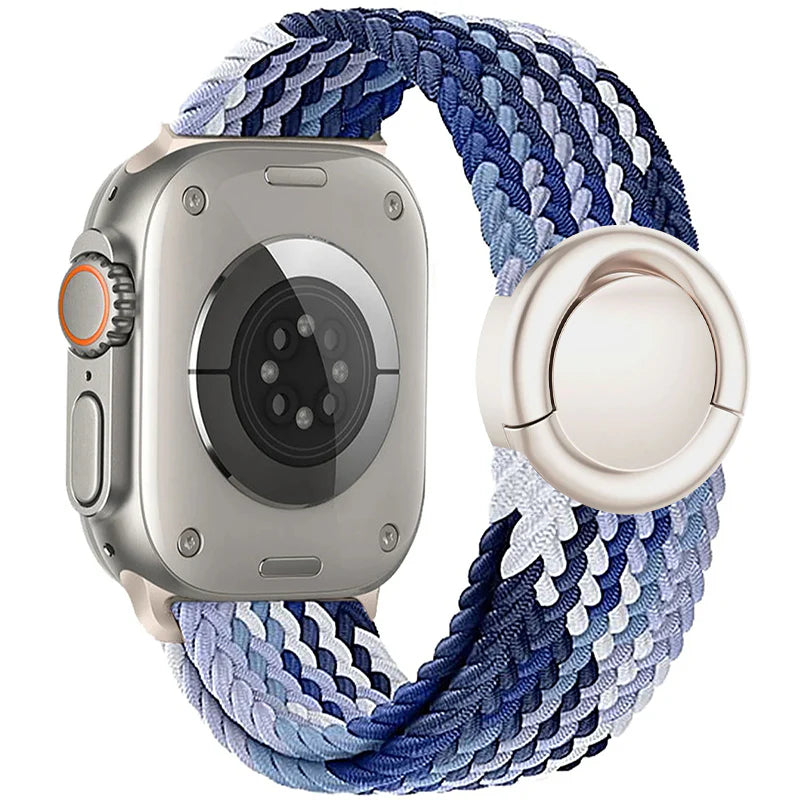 Nylonový řemínek s kulatou přezkou pro Apple Watch