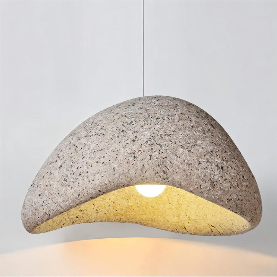 Sand Wabi Sabi Pendelleuchte mit einstellbarer Farbtemperatur