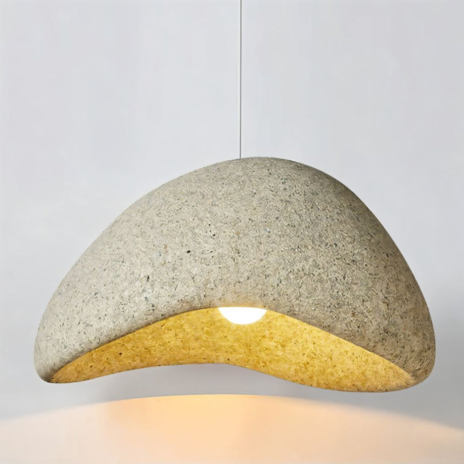 Sand Wabi Sabi Pendelleuchte mit einstellbarer Farbtemperatur