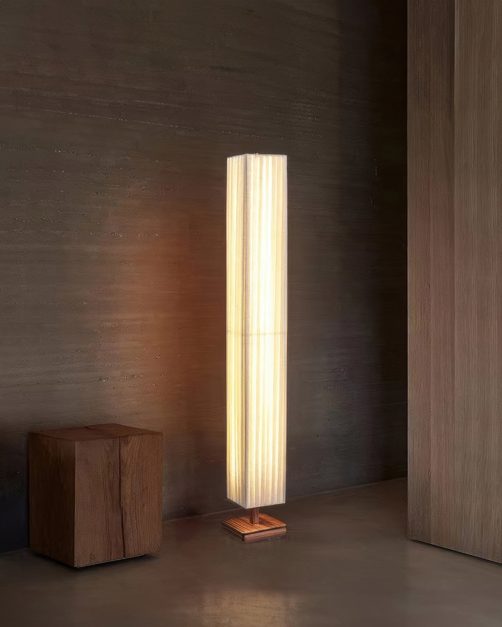 Nirela Wabi-Sabi Floor Lamp For Living Room And Reading Nook