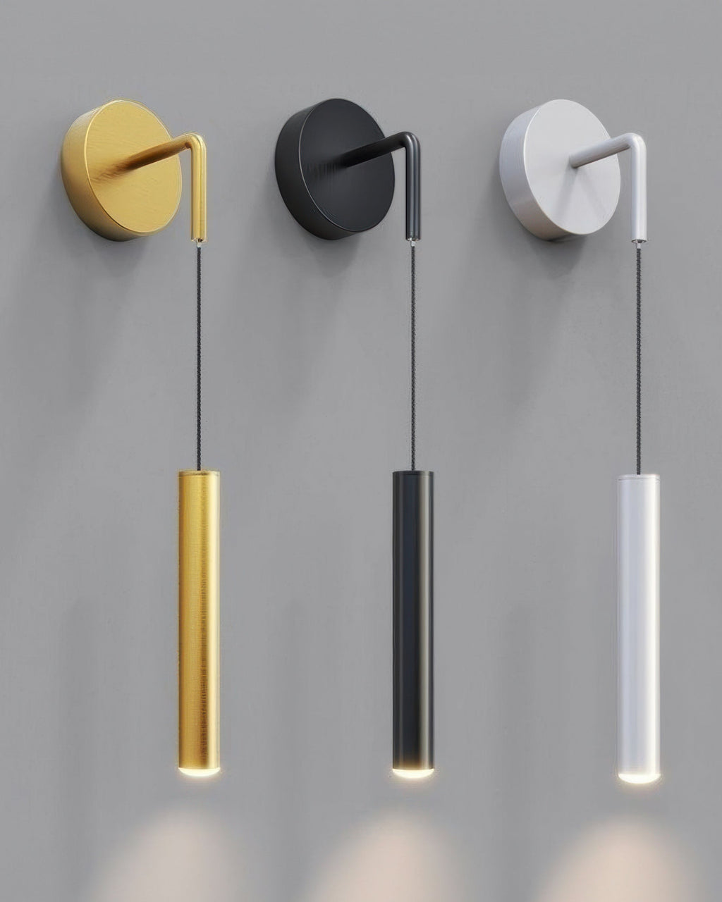 LumaCore Modern Cylinder LED Vägglampa för Hall, Sovrum och Vardagsrum