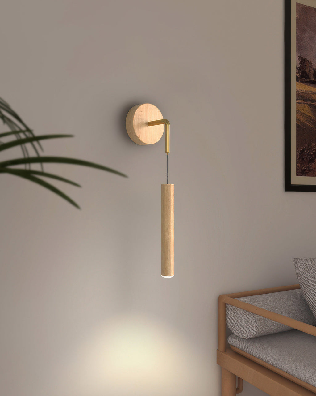 LumaCore Modern Cylinder LED Vägglampa för Hall, Sovrum och Vardagsrum