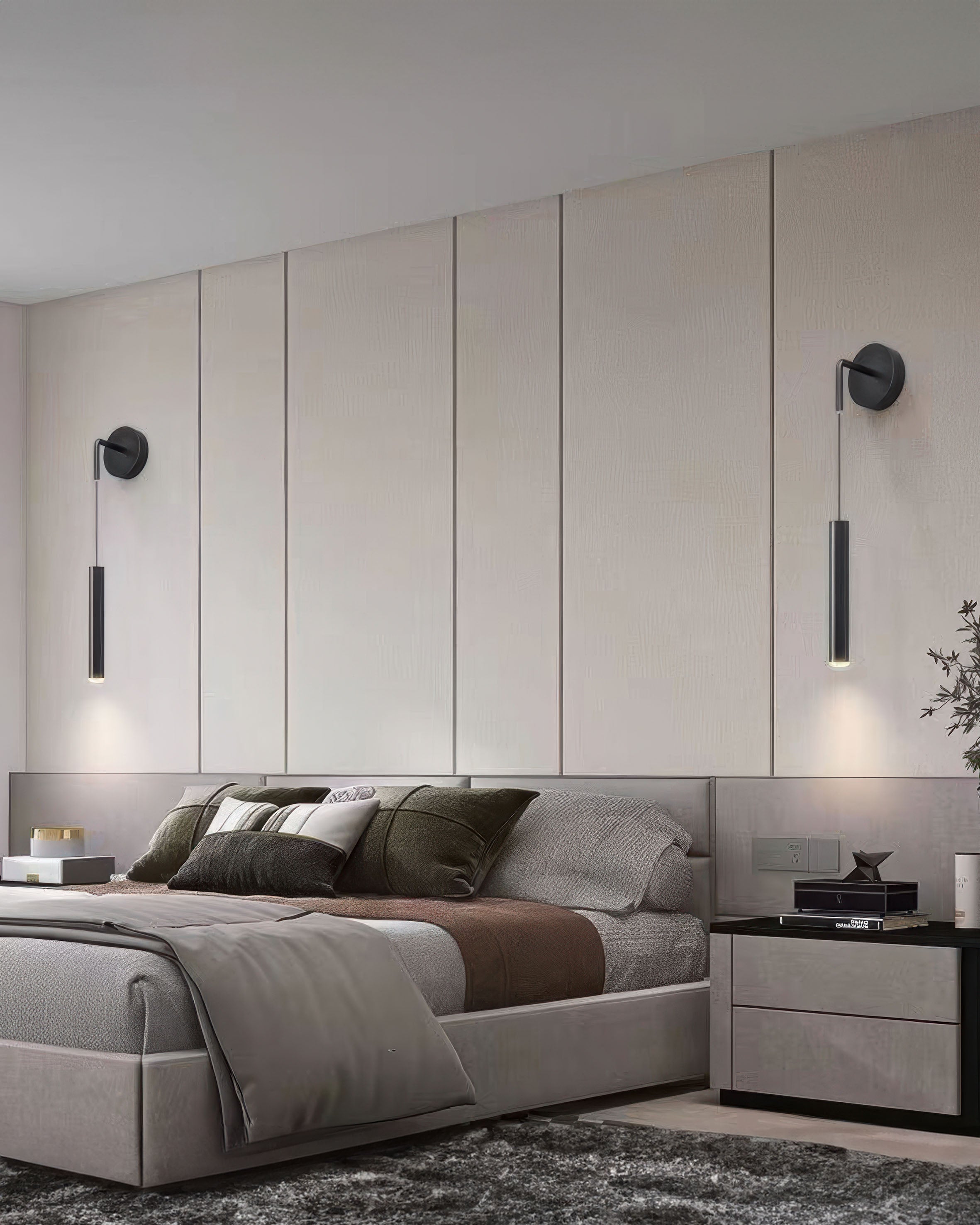 LumaCore Modern Cylinder LED Vägglampa för Hall, Sovrum och Vardagsrum