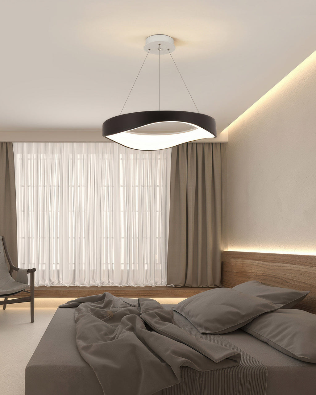 لوستر حلقه‌ای LED آستراهالو برای دکوراسیون مدرن