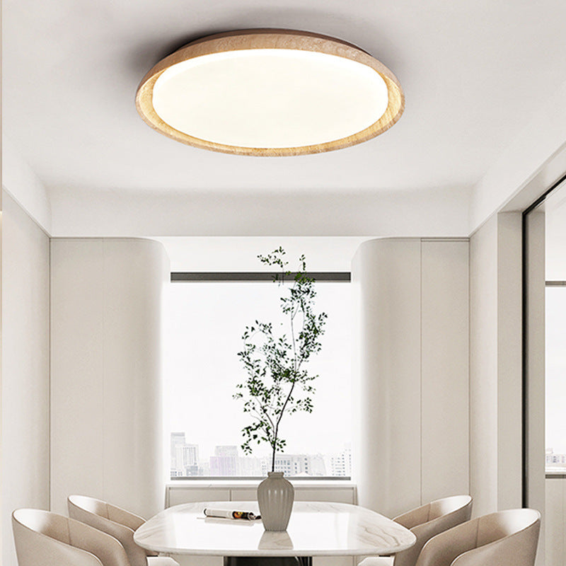 Caldra Travertine LED Retro Ceiling Light for Japandi Interiors