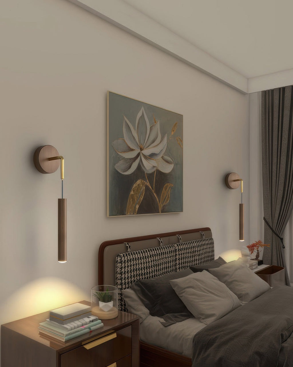 LumaCore Modern Cylinder LED Vägglampa för Hall, Sovrum och Vardagsrum