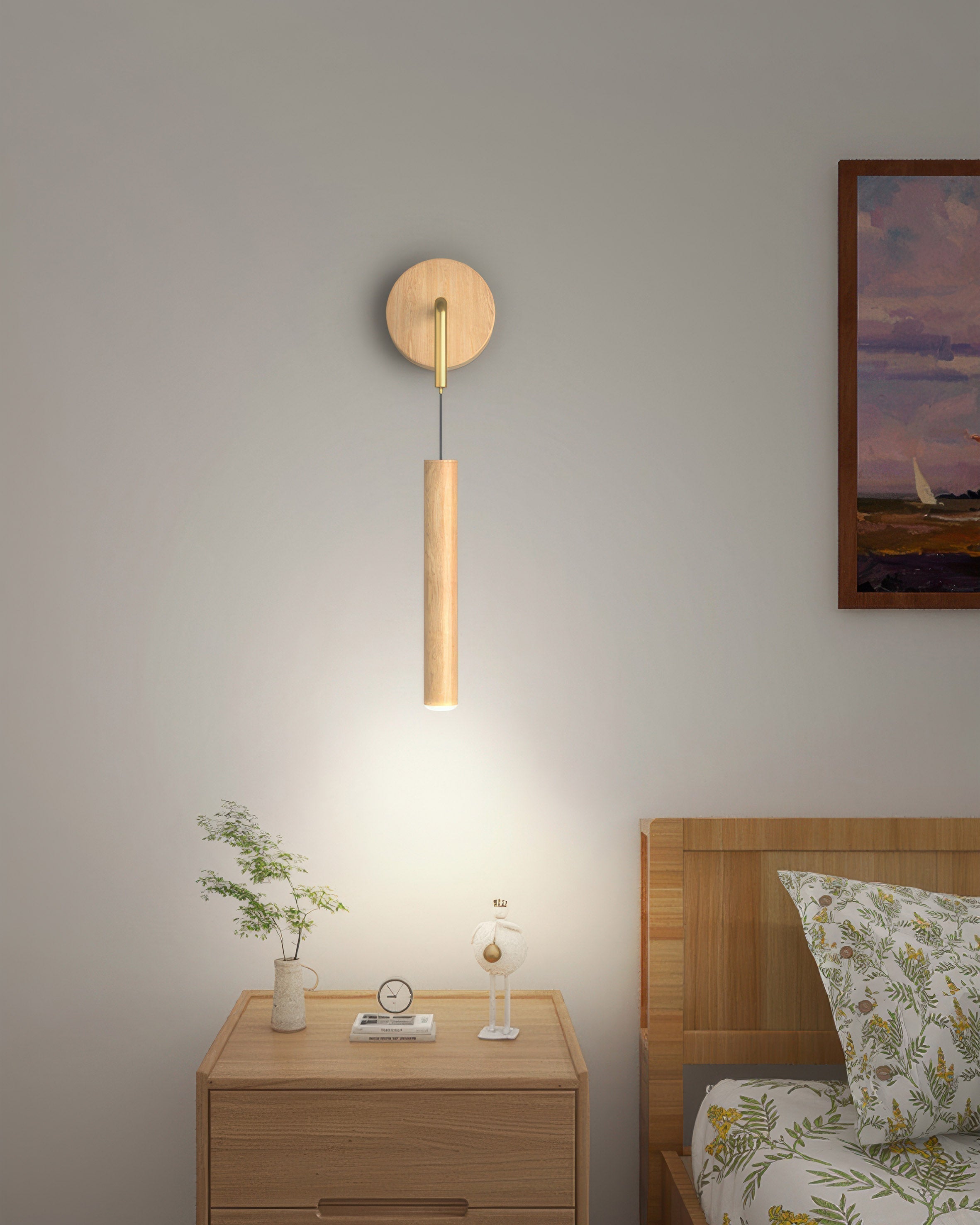 LumaCore Modern Cylinder LED Vägglampa för Hall, Sovrum och Vardagsrum