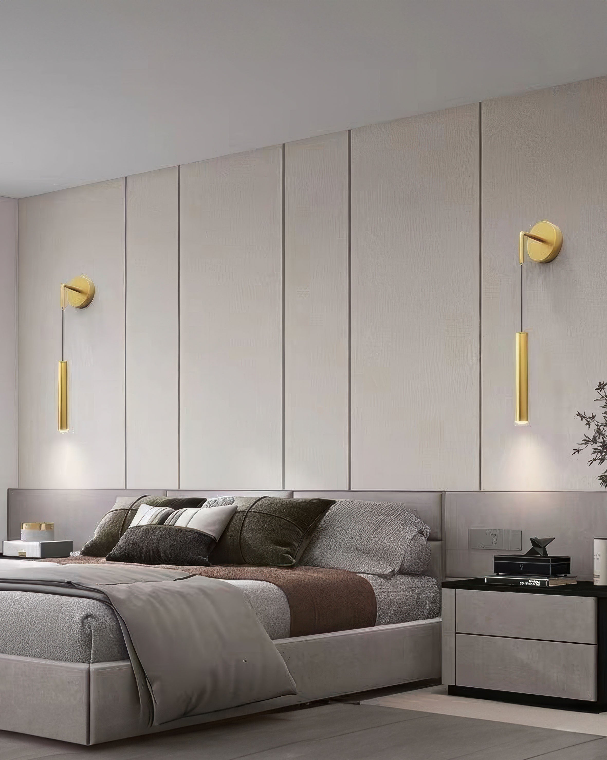 LumaCore Modern Cylinder LED Vägglampa för Hall, Sovrum och Vardagsrum