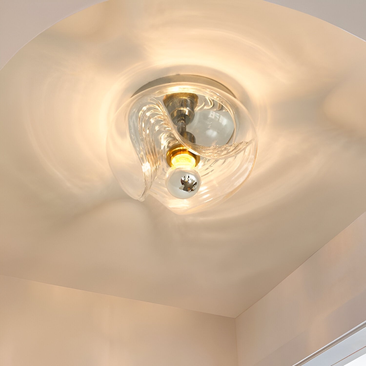 Stropní lampa Caelorn Vintage Bauhaus s francouzským středověkým kouzlem