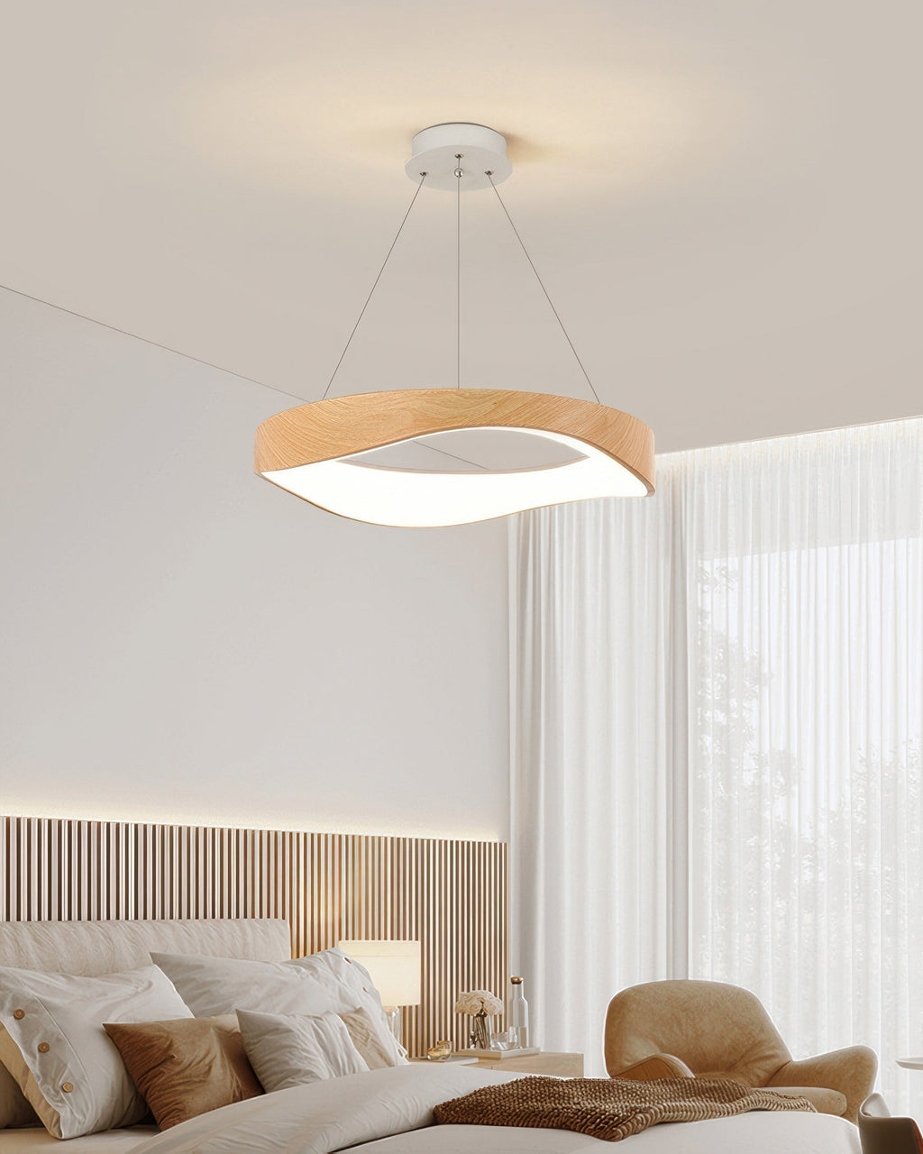 لوستر حلقه‌ای LED آستراهالو برای دکوراسیون مدرن