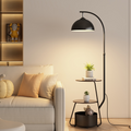 Nordic Glow Floor Lamp With Built In Storage For Living Rooms