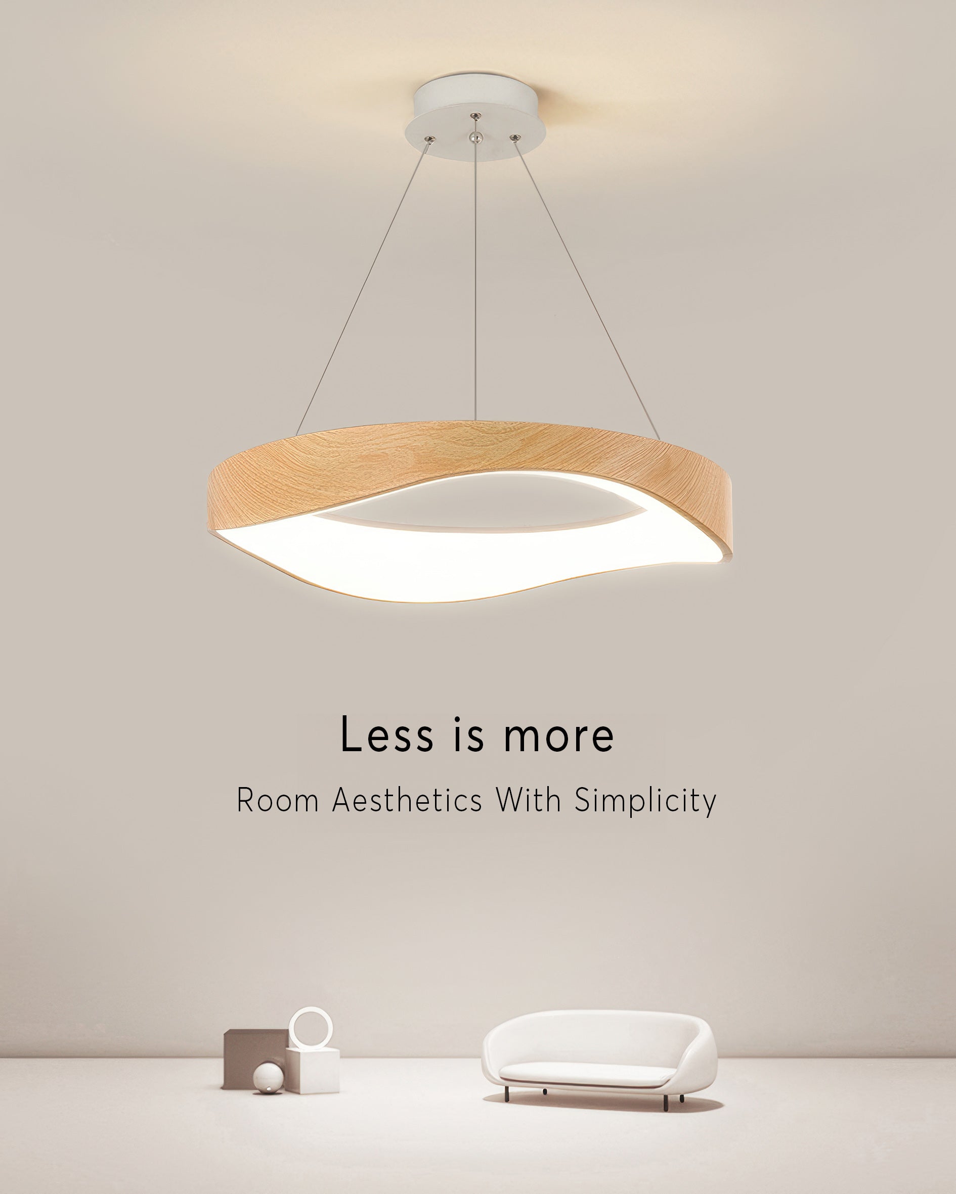 لوستر حلقه‌ای LED آستراهالو برای دکوراسیون مدرن
