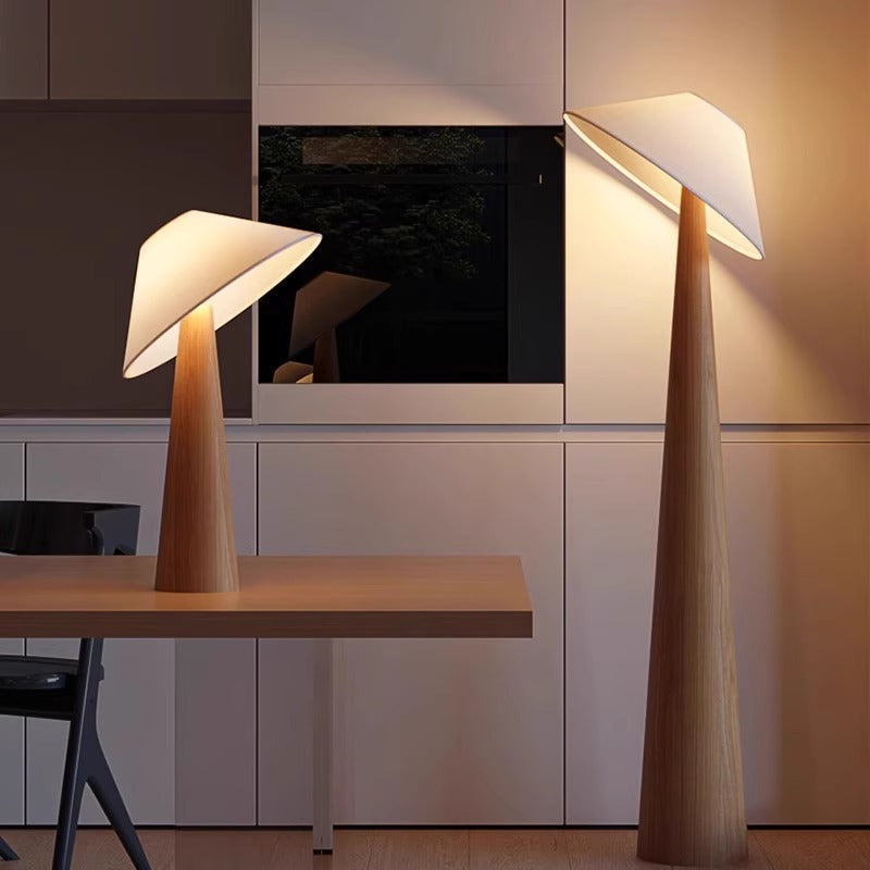 Kireto Wabi Sabi Gulv- og Bordlampe med Varm Glød To Størrelsesmuligheder