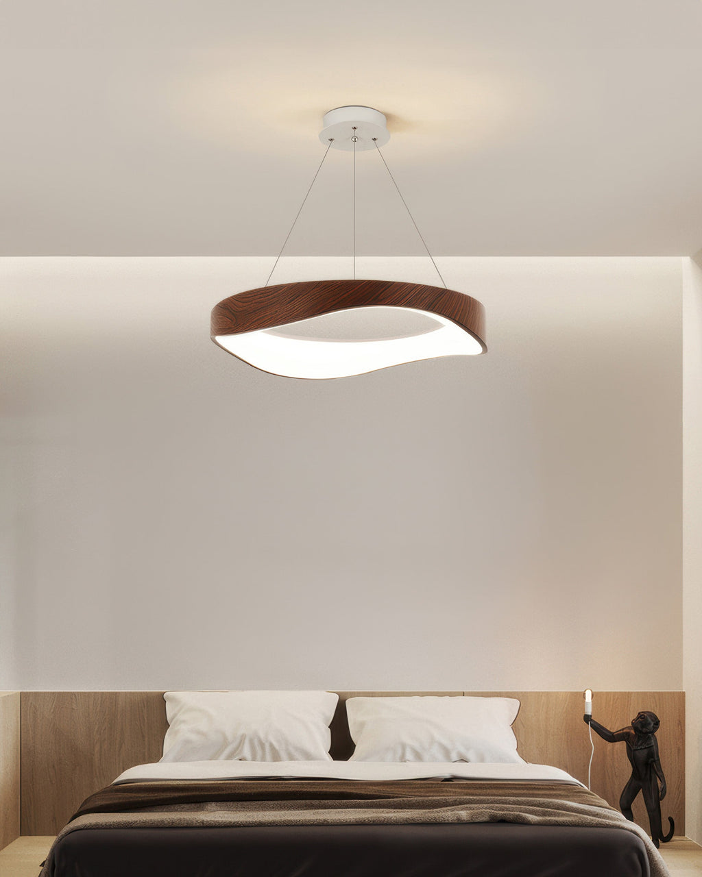لوستر حلقه‌ای LED آستراهالو برای دکوراسیون مدرن