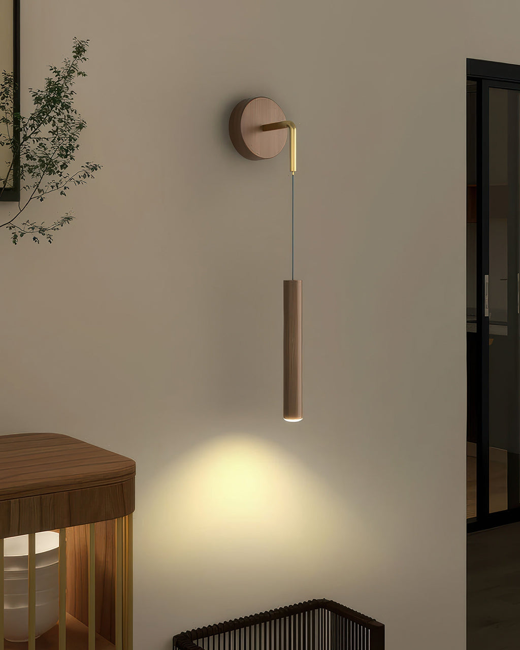 LumaCore Modern Cylinder LED Vägglampa för Hall, Sovrum och Vardagsrum