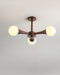 LumaHaven Nordic Walnut Minimalist Pendant Light With Adjustable Warm Glow