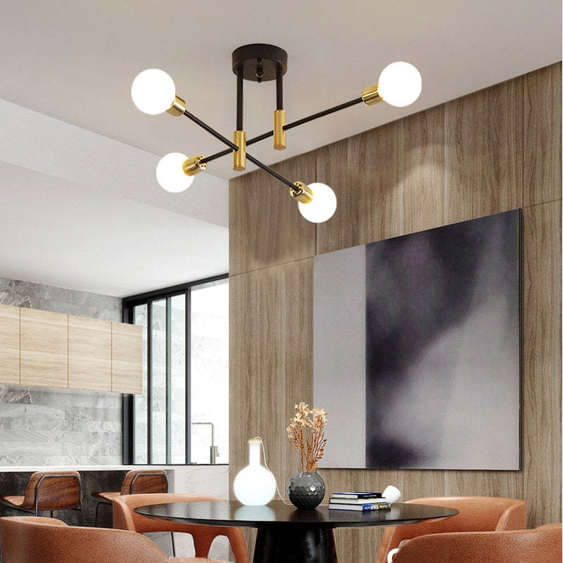 Lyra Pendant Light Modern Metal Fixture With E27 LED