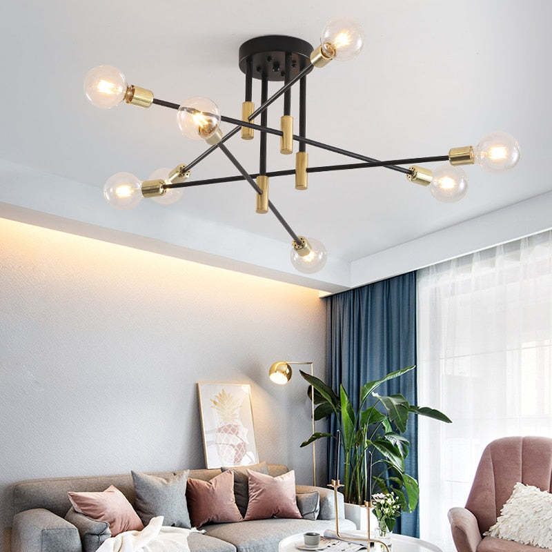 Lyra Pendant Light Modern Metal Fixture With E27 LED