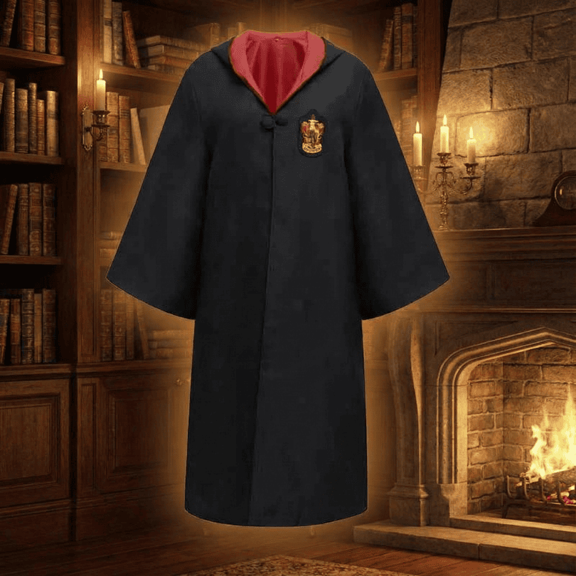 Arcane Grove Hogwarts Wizard Costume With Cloak And Accessories For Kids And Adults