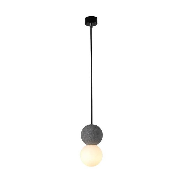 Virelo Zement Volcanic Stone Opal Glass Pendant Light