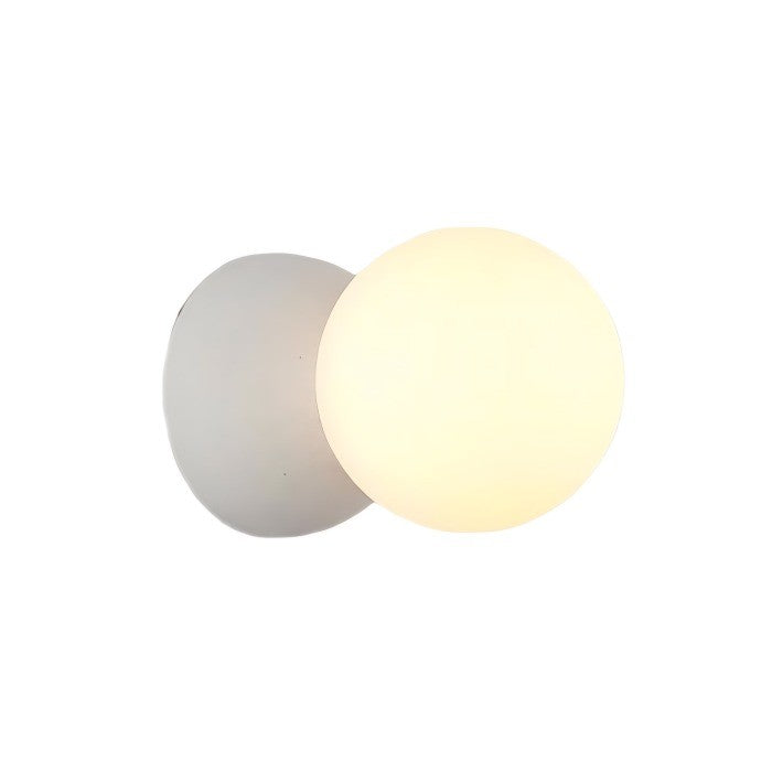Virelo Zement Volcanic Stone Opal Glass Pendant Light