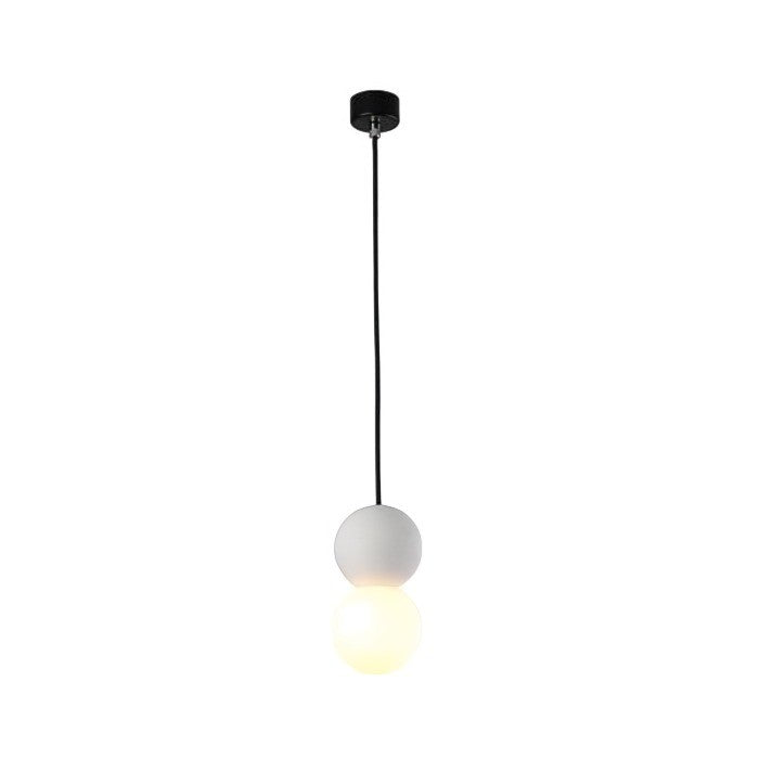 Virelo Zement Volcanic Stone Opal Glass Pendant Light