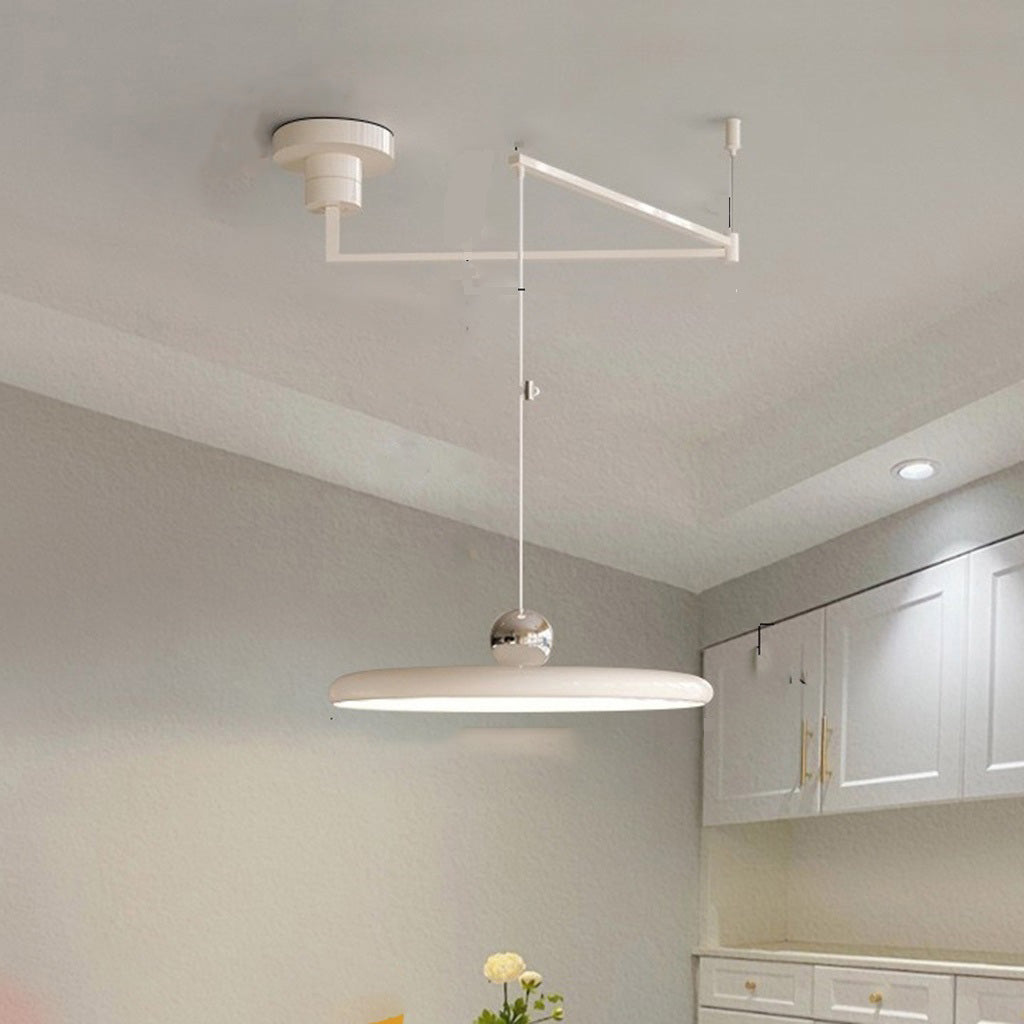 Adjustable Swing Arm Pendant Light Fixture for Living Spaces