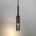 Lyra Nordic Glass and Metal Pendant with Integrated LED