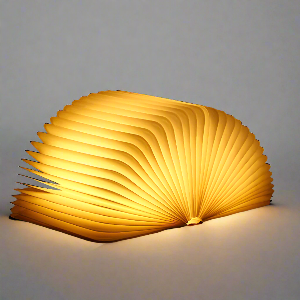 چراغ مطالعه و چراغ خواب LED به شکل کتاب LitLeaf برای اتاق خواب و میز کار
