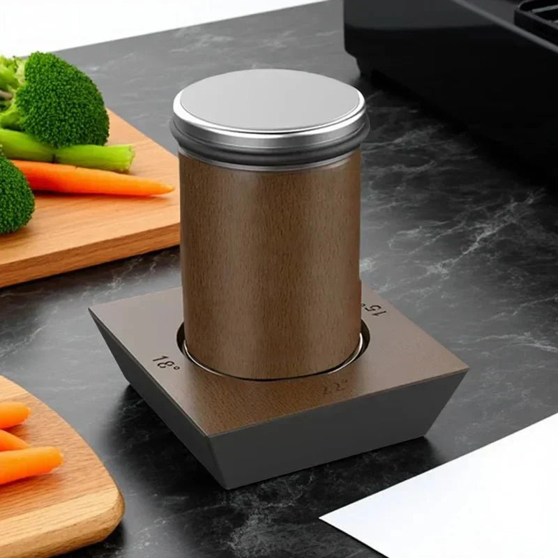 NovaEdge 4-Angle Rolling Knife Sharpener With Magnetic Wooden Base