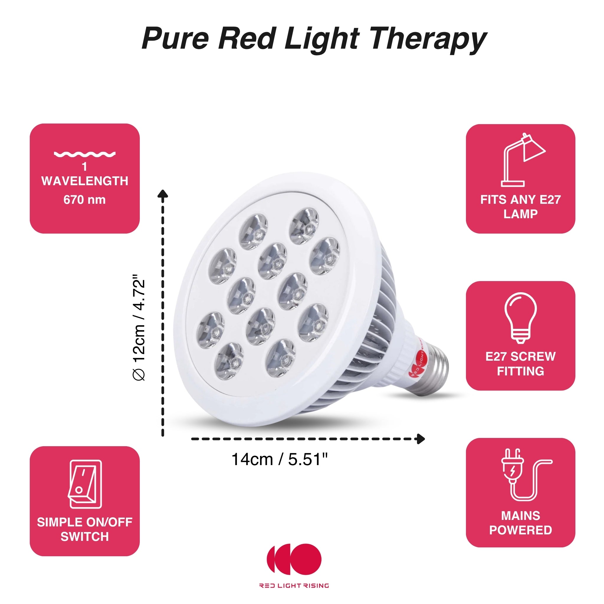 Portable Handheld Red Light Therapy Device For Home Use