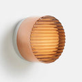 Lampada da parete LED rotonda moderna con diffusore in vetro satinato per uso interno ed esterno