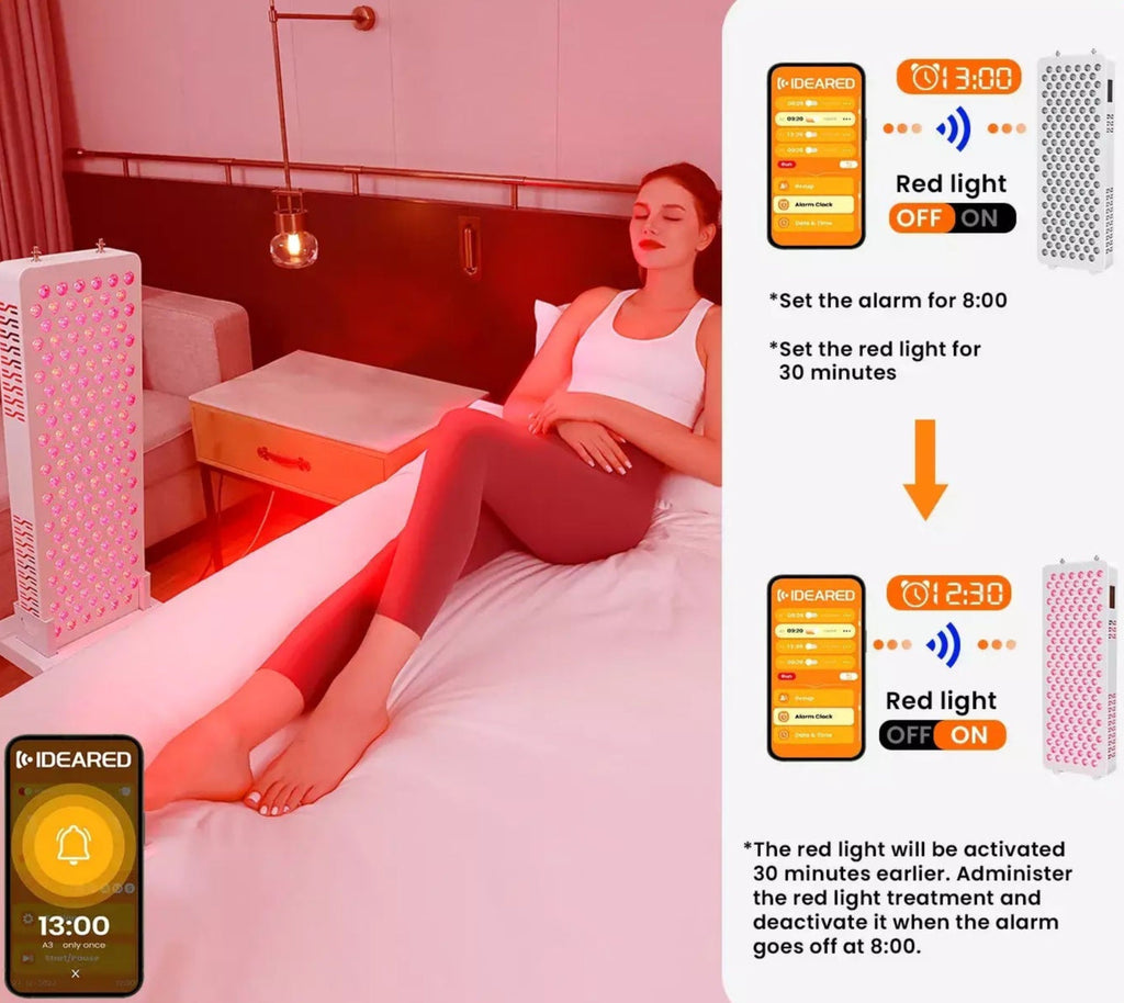 Pannello per terapia a luce rossa a spettro completo LumaPulse Nine Wave con app