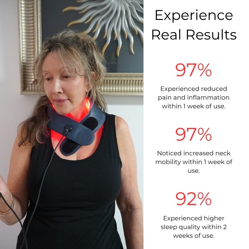 Hands Free Portable Neck Wearable Red Light Therapy Device