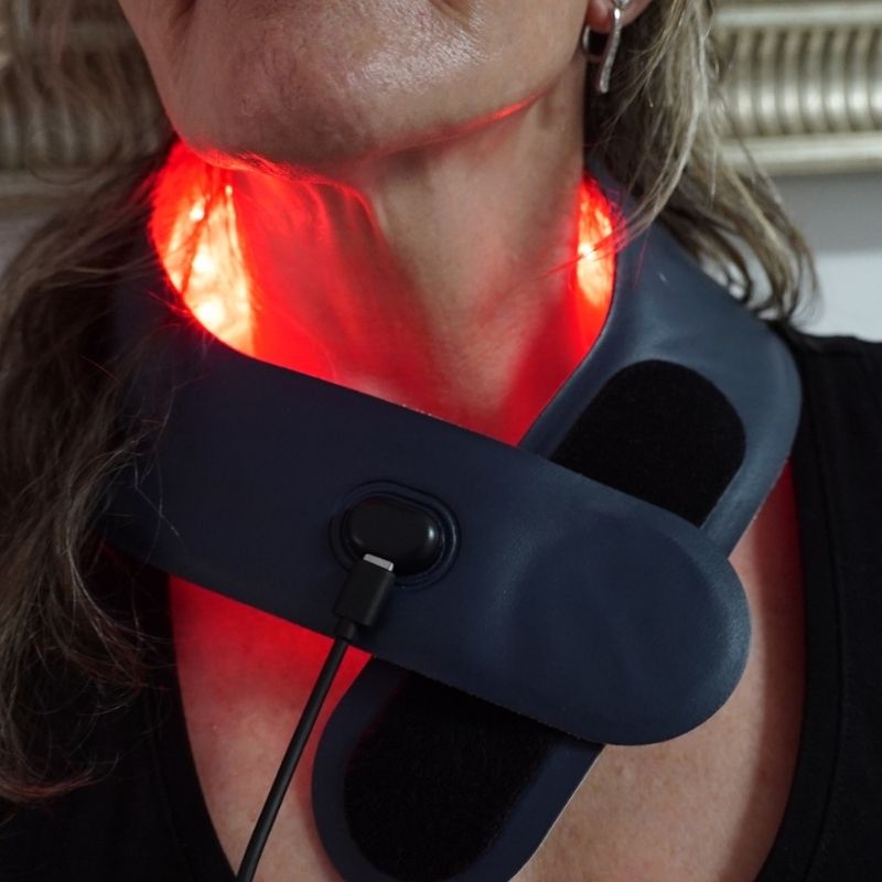 Hands Free Portable Neck Wearable Red Light Therapy Device