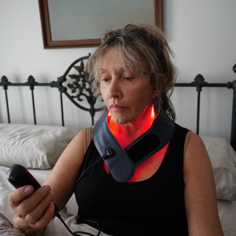 Hands Free Portable Neck Wearable Red Light Therapy Device