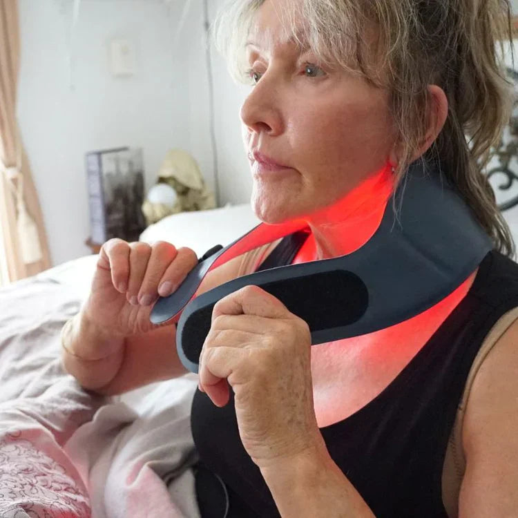 Hands Free Portable Neck Wearable Red Light Therapy Device