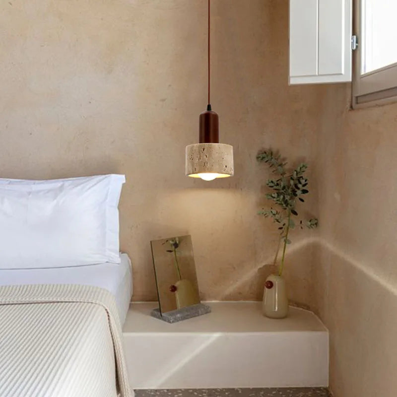 Lampada a sospensione GaiaWisp ispirata al Wabi Sabi per un'atmosfera naturale