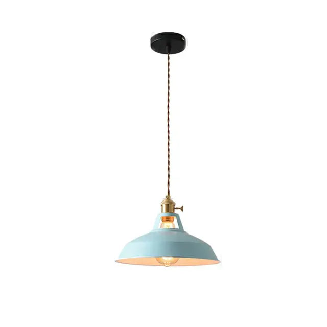 LumaNova Colorful Retro Pendant Light in Seven Vibrant Shades