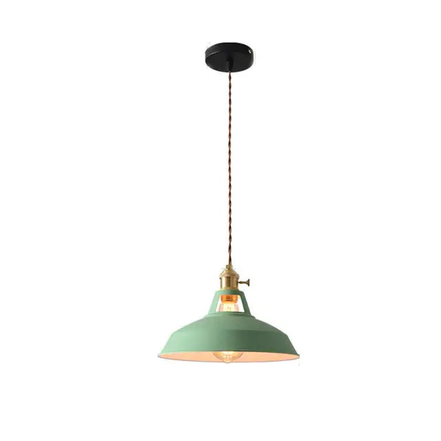 LumaNova Colorful Retro Pendant Light in Seven Vibrant Shades