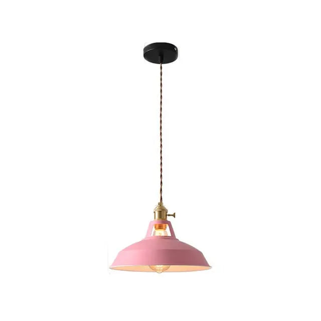 LumaNova Colorful Retro Pendant Light in Seven Vibrant Shades