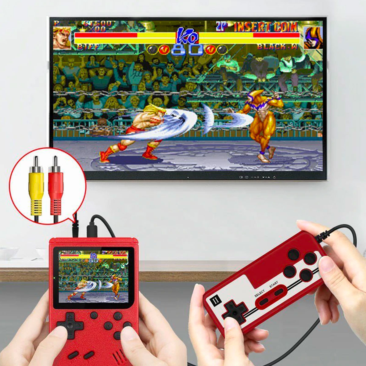 Handheld Retro Gaming Console With 400 Classic Games