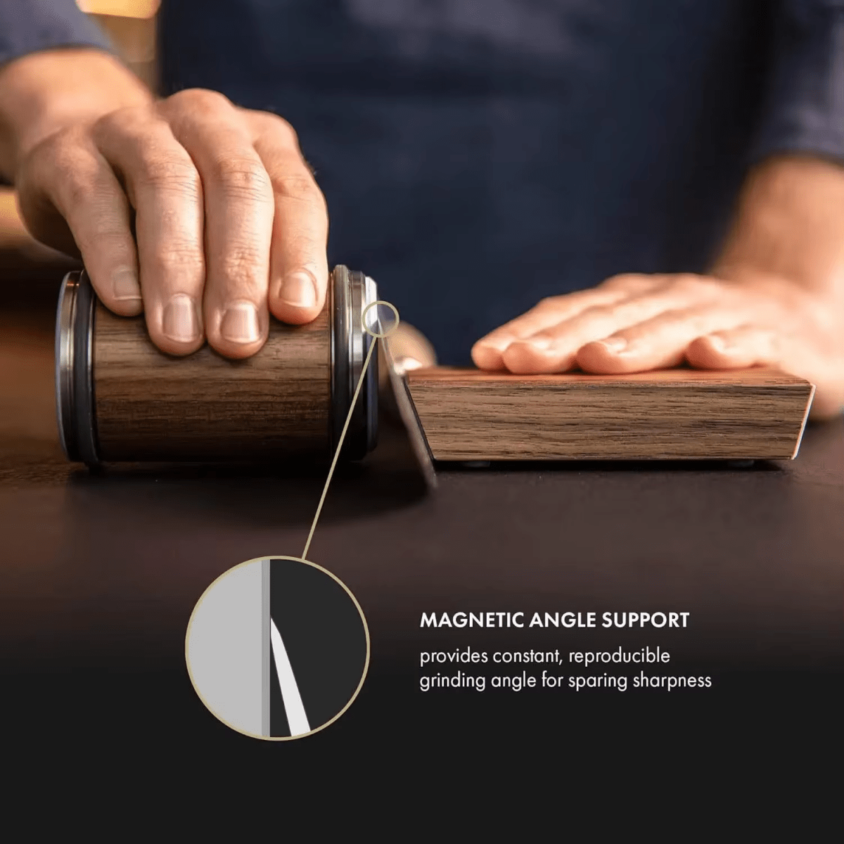 EdgeMaster Pro Knife Sharpener With Diamond-Coated Grinding Roller