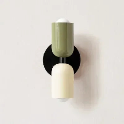 AuraNest Nordic Macaron Wandleuchte mit bidirektionaler Ambientebeleuchtung