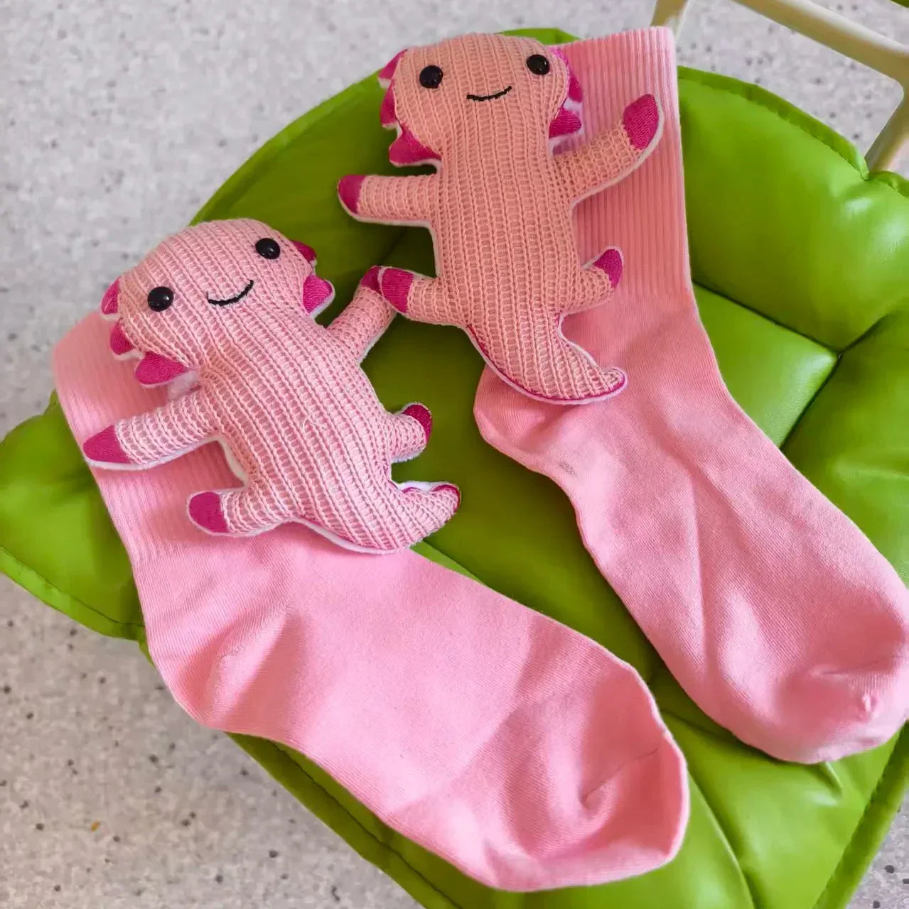 SnugNest Cozy House Socks With Cute 3D Animal Accent And Non-Slip Sole